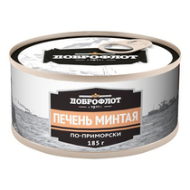 Печень минтая По-приморски 185г Доброфлот