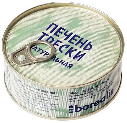 Печень трески нат. 230г 