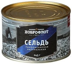 Сельдь нат 245г. Доброфлот