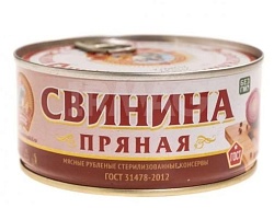 Свинина пряная ГОСТ 300г